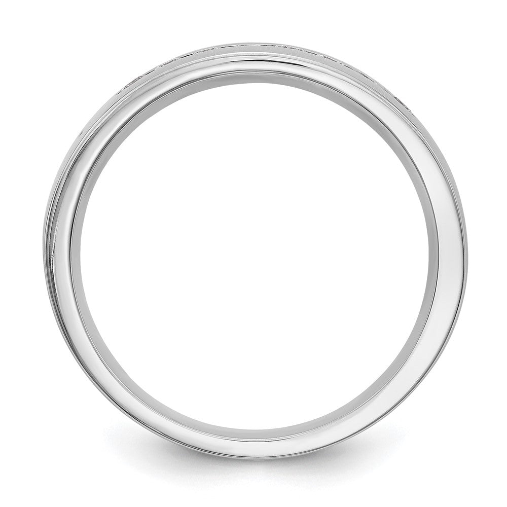 True Origin Men's Lab Grown Diamond VS+ F+ Complete Channel Band