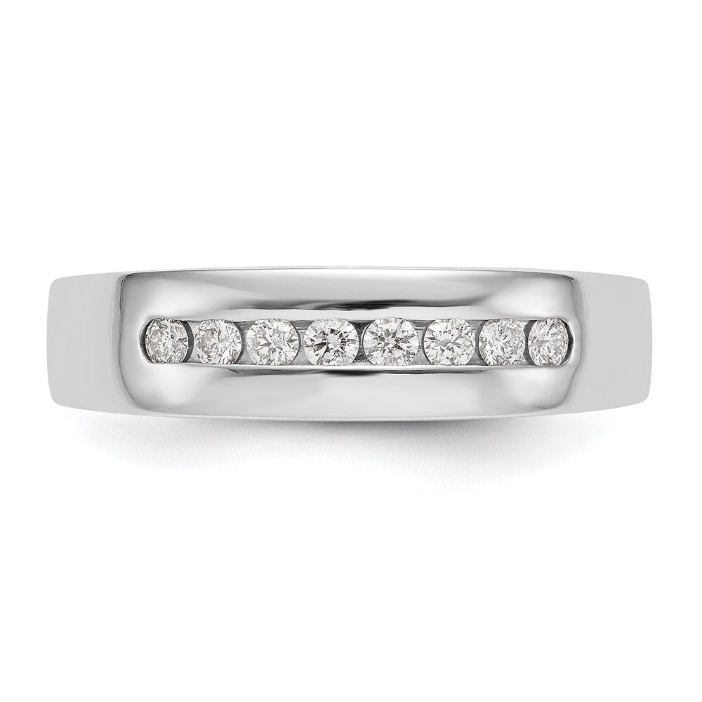 True Origin Men's Lab Grown Diamond VS+ F+ Complete Channel Band