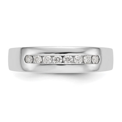 True Origin Men's Lab Grown Diamond VS+ F+ Complete Channel Band