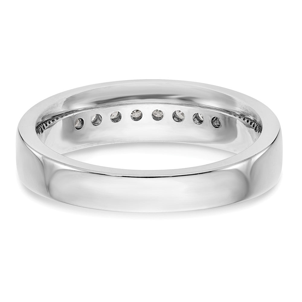 True Origin Men's Lab Grown Diamond VS+ F+ Complete Channel Band