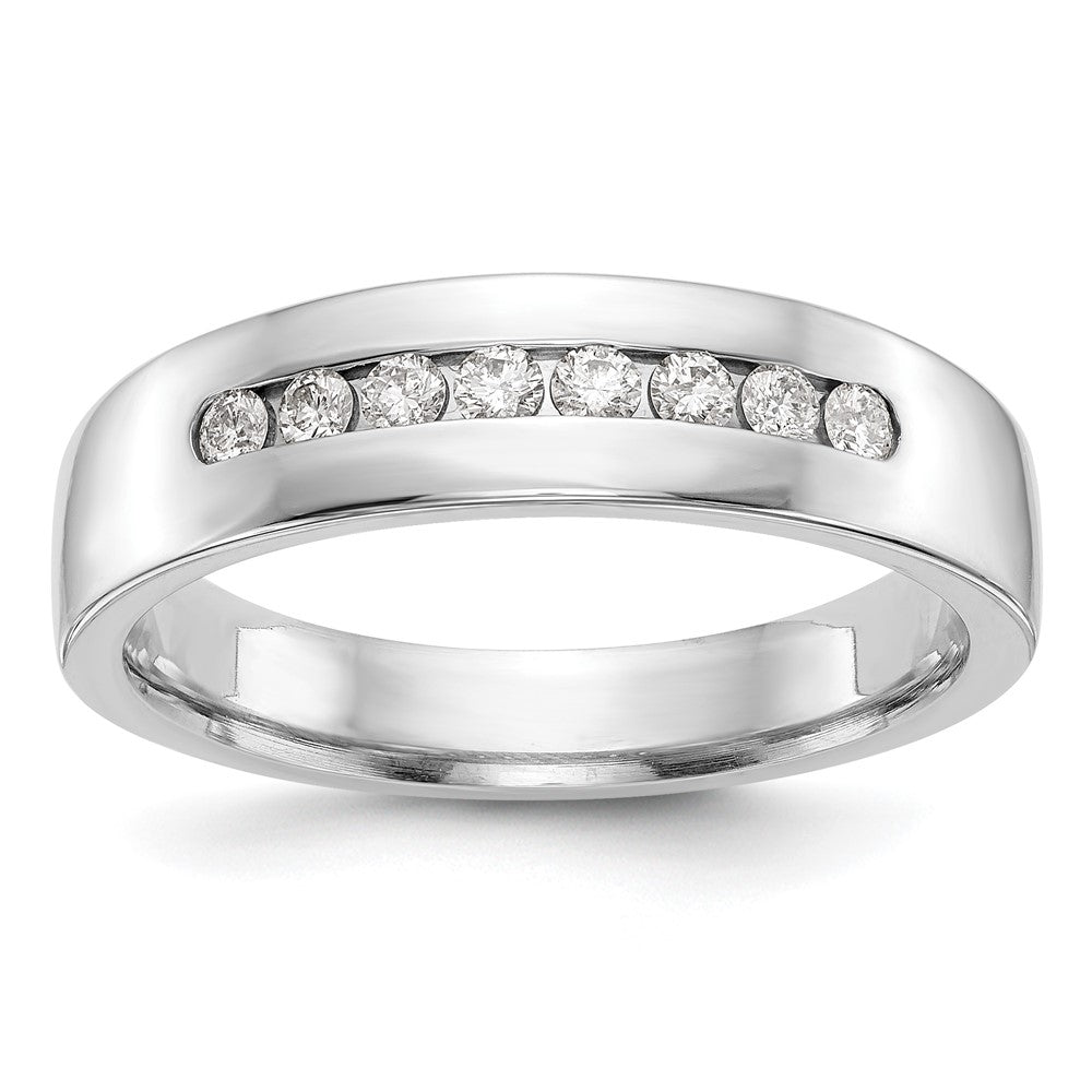 True Origin Men's Lab Grown Diamond VS+ F+ Complete Channel Band