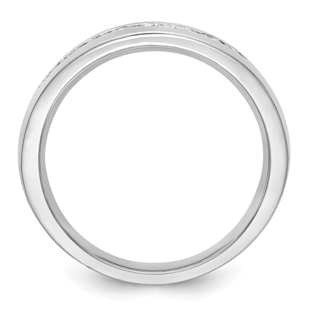 True Origin Men's Lab Grown Diamond VS+ F+ Complete Channel Band