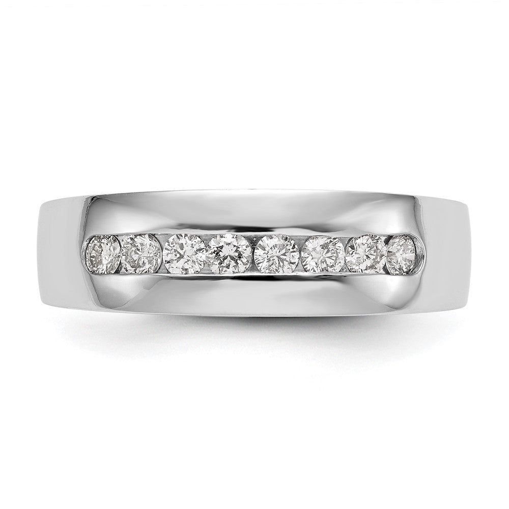 True Origin Men's Lab Grown Diamond VS+ F+ Complete Channel Band