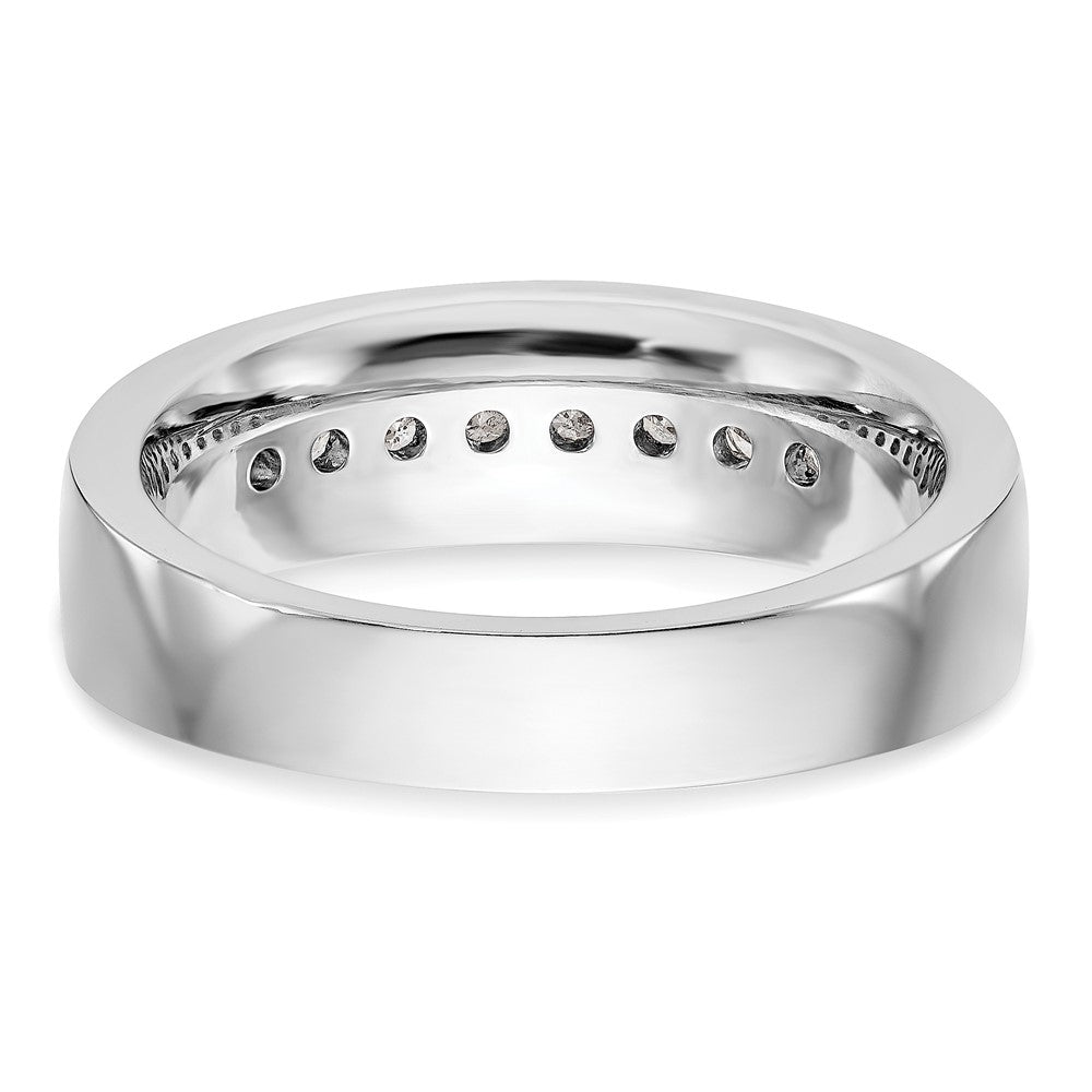 True Origin Men's Lab Grown Diamond VS+ F+ Complete Channel Band