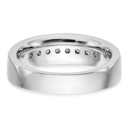 True Origin Men's Lab Grown Diamond VS+ F+ Complete Channel Band