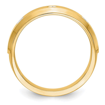 True Origin Men's Lab Grown Diamond VS+ F+ Complete Band