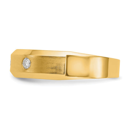 True Origin Men's Lab Grown Diamond VS+ F+ Complete Band