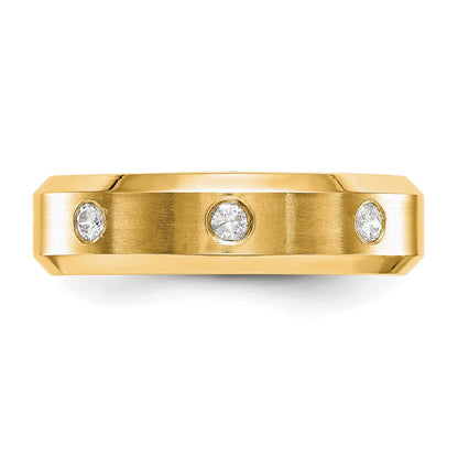 True Origin Men's Lab Grown Diamond VS+ F+ Complete Band