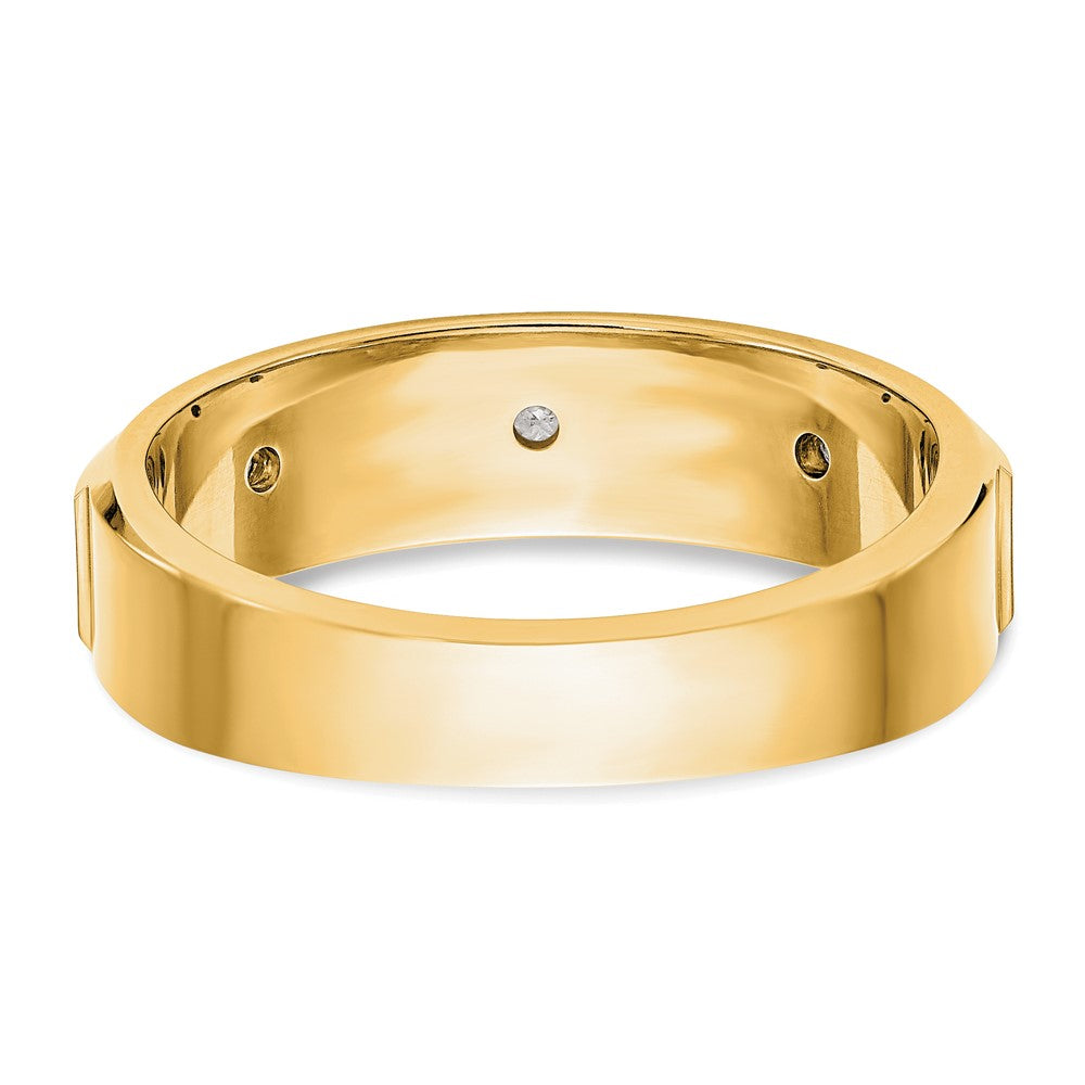 True Origin Men's Lab Grown Diamond VS+ F+ Complete Band