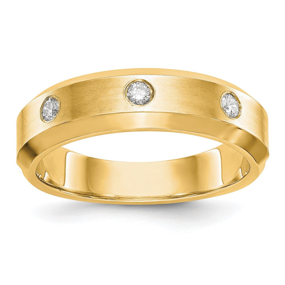 True Origin Men's Lab Grown Diamond VS+ F+ Complete Band
