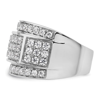True Origin Men's Lab Grown Diamond VS+ F+ Complete Heirloom Ring