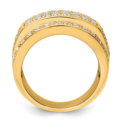 True Origin Men's Lab Grown Diamond VS+ F+ Complete Heirloom Ring