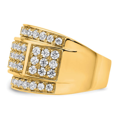 True Origin Men's Lab Grown Diamond VS+ F+ Complete Heirloom Ring