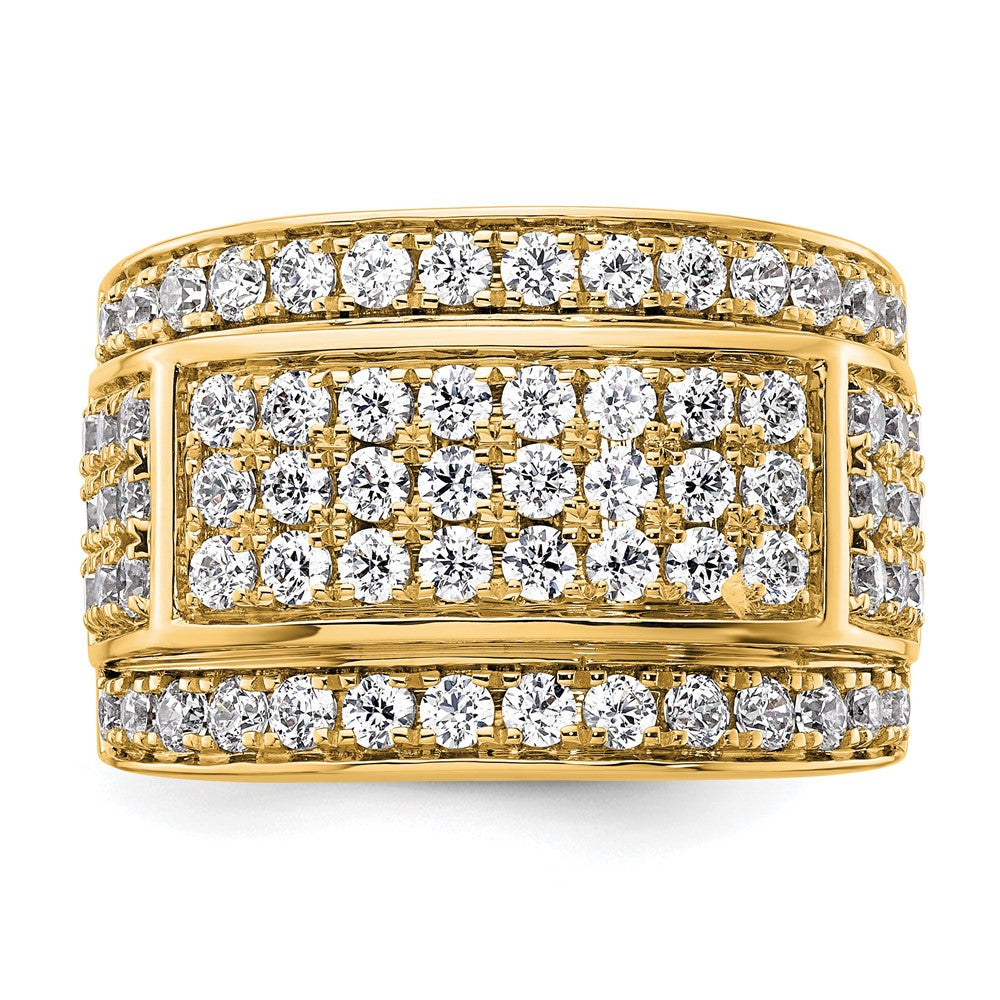 True Origin Men's Lab Grown Diamond VS+ F+ Complete Heirloom Ring