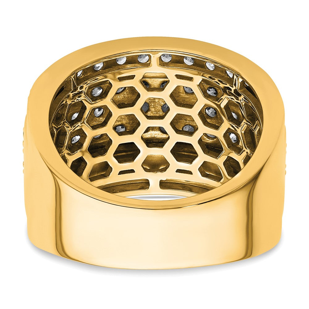 True Origin Men's Lab Grown Diamond VS+ F+ Complete Heirloom Ring