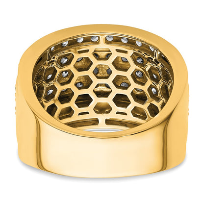 True Origin Men's Lab Grown Diamond VS+ F+ Complete Heirloom Ring
