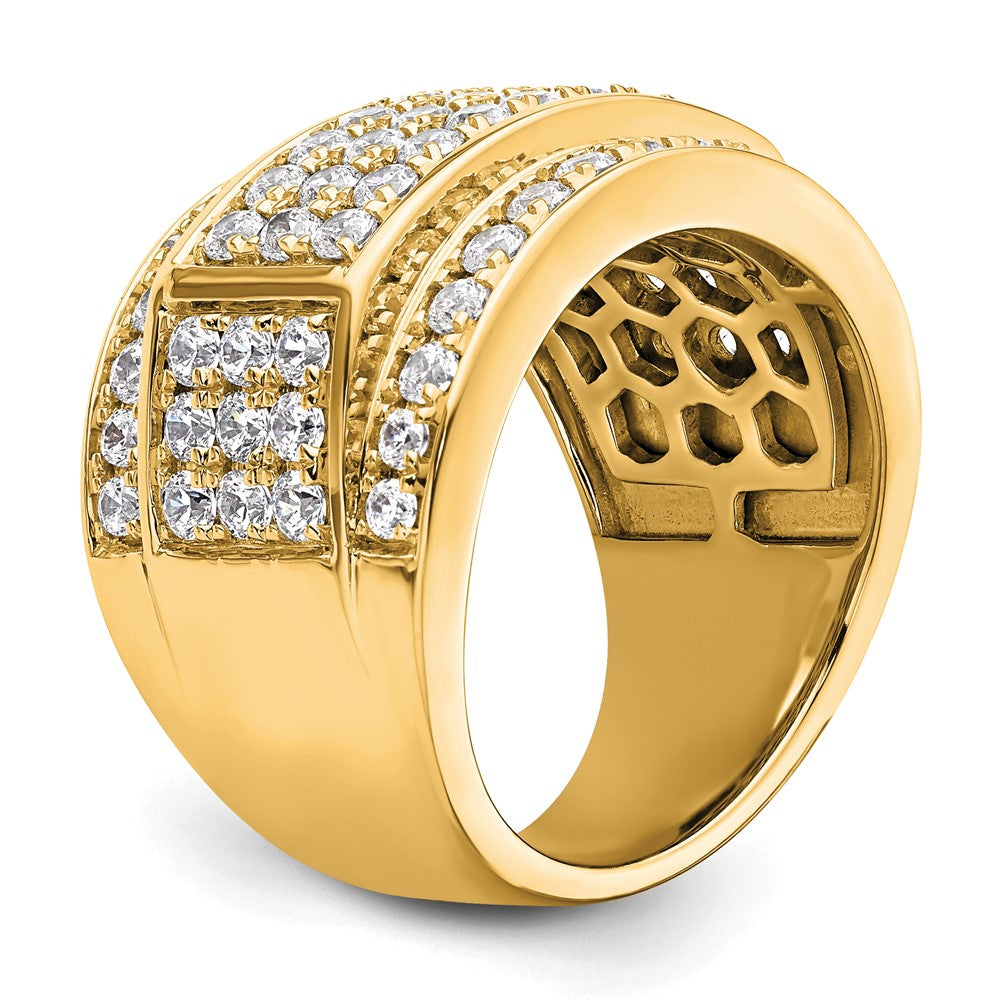 True Origin Men's Lab Grown Diamond VS+ F+ Complete Heirloom Ring