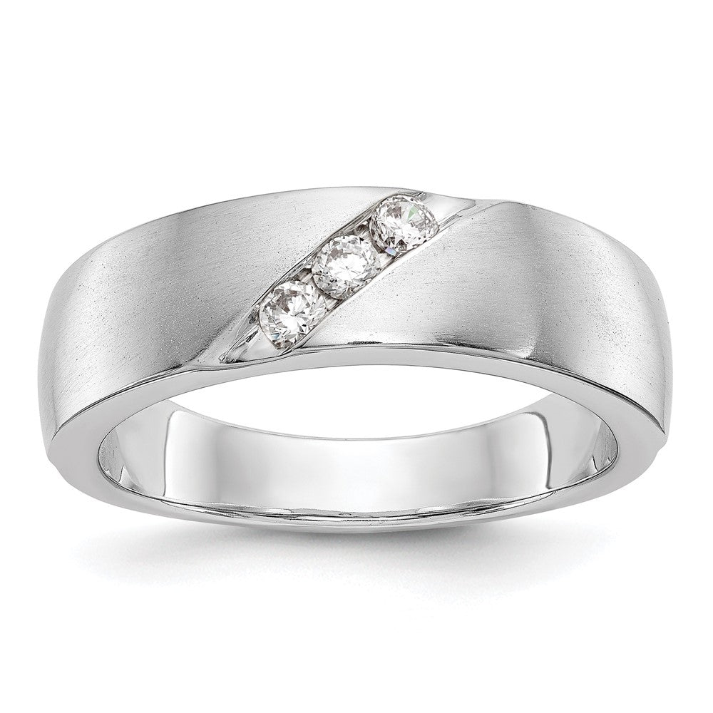 True Origin Men's Lab Grown Diamond VS+ F+ Complete Band