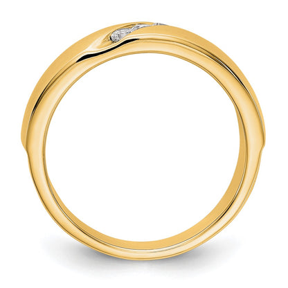True Origin Men's Lab Grown Diamond VS+ F+ Complete Band