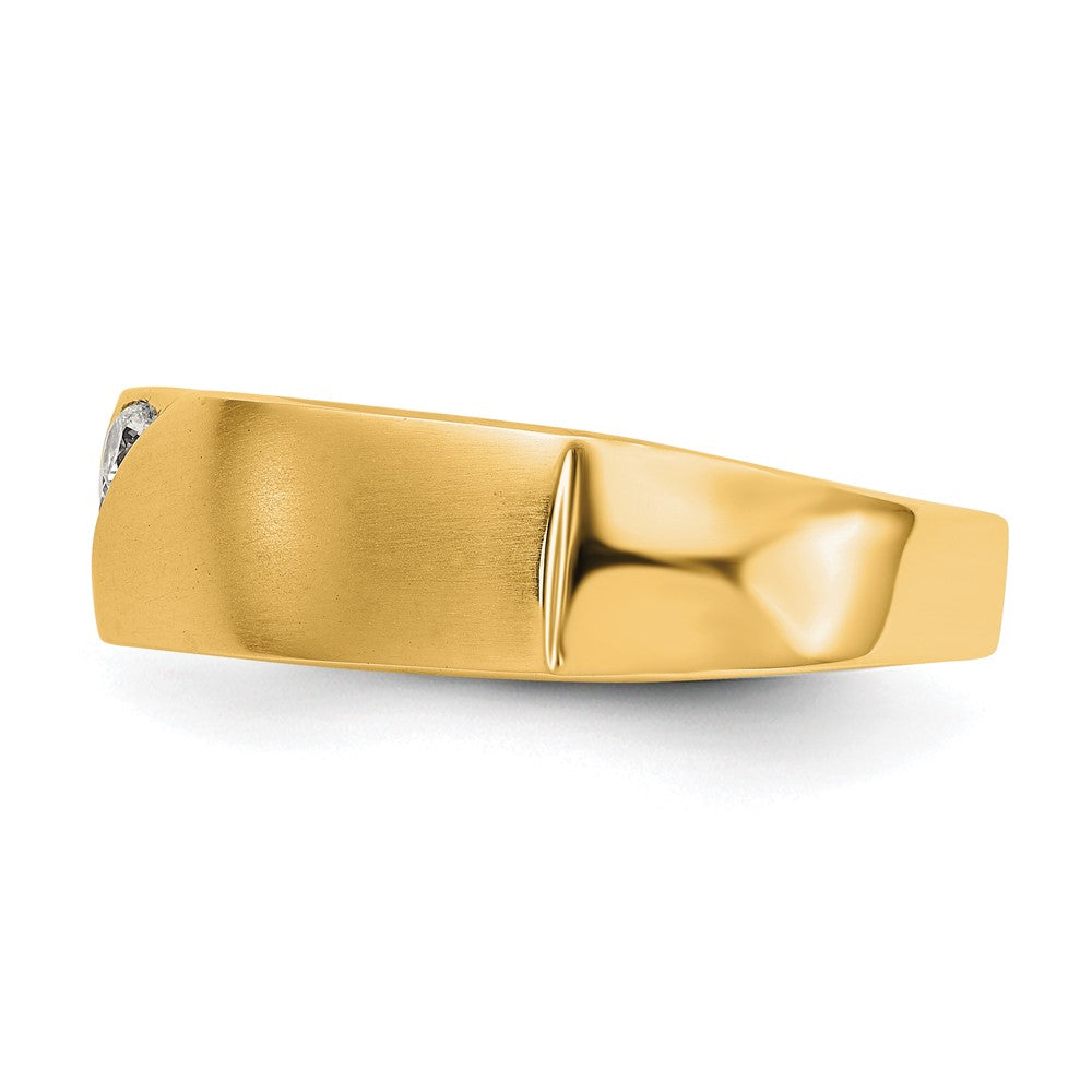 True Origin Men's Lab Grown Diamond VS+ F+ Complete Band