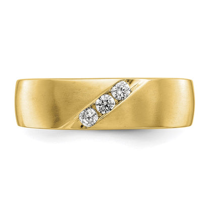 True Origin Men's Lab Grown Diamond VS+ F+ Complete Band