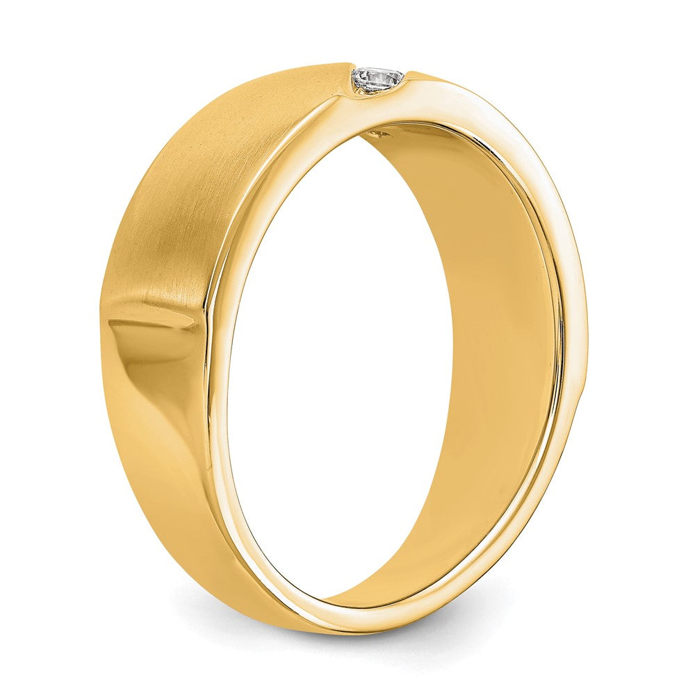 True Origin Men's Lab Grown Diamond VS+ F+ Complete Band