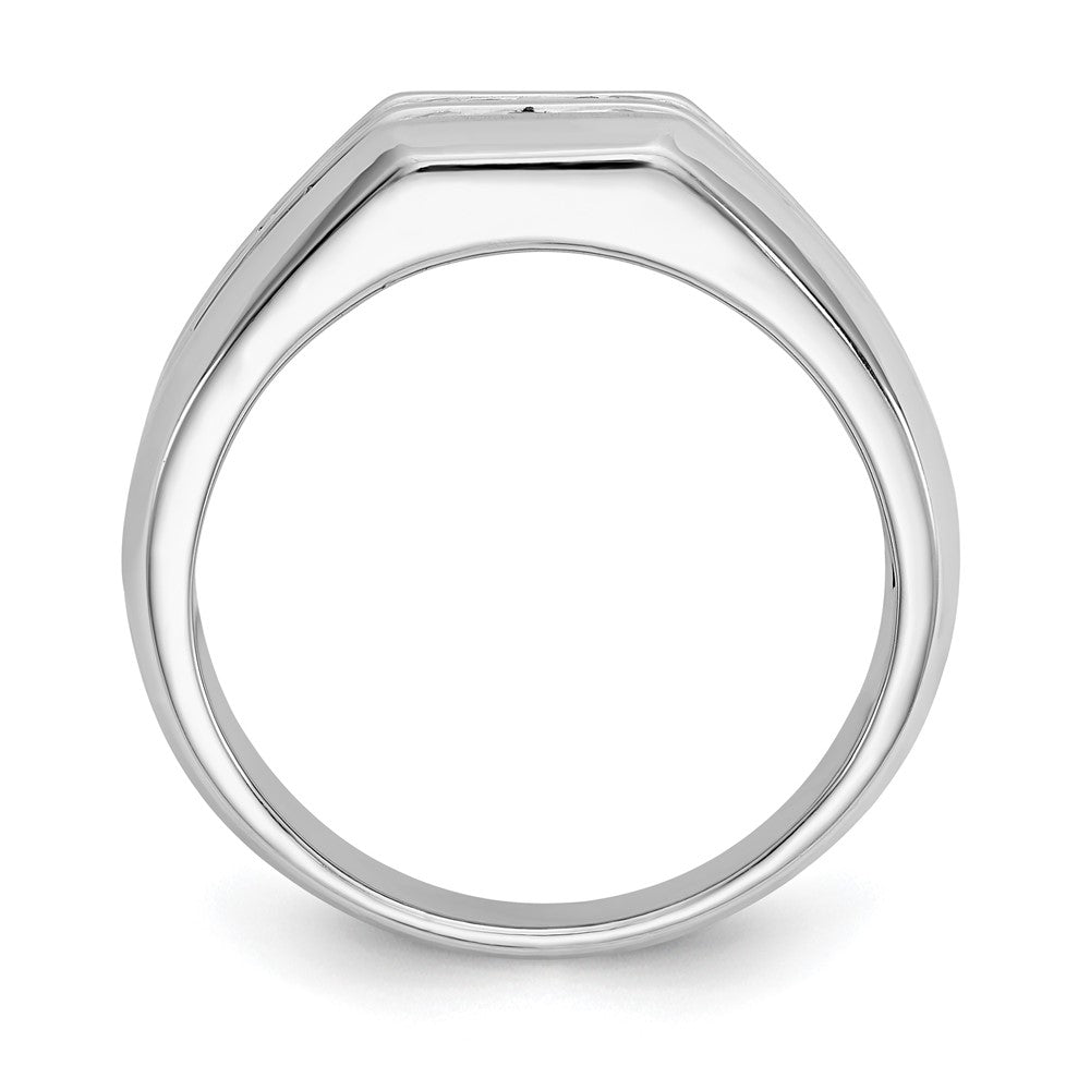 True Origin Men's Lab Grown Diamond VS+ F+ Complete Double Channel Band