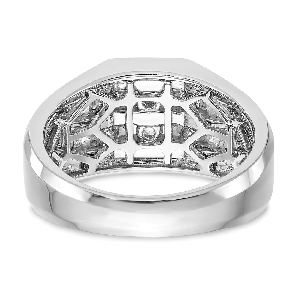 True Origin Men's Lab Grown Diamond VS+ F+ Complete Double Channel Band