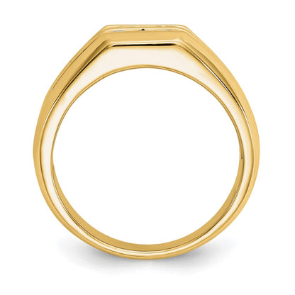 True Origin Men's Lab Grown Diamond VS+ F+ Complete Double Channel Band