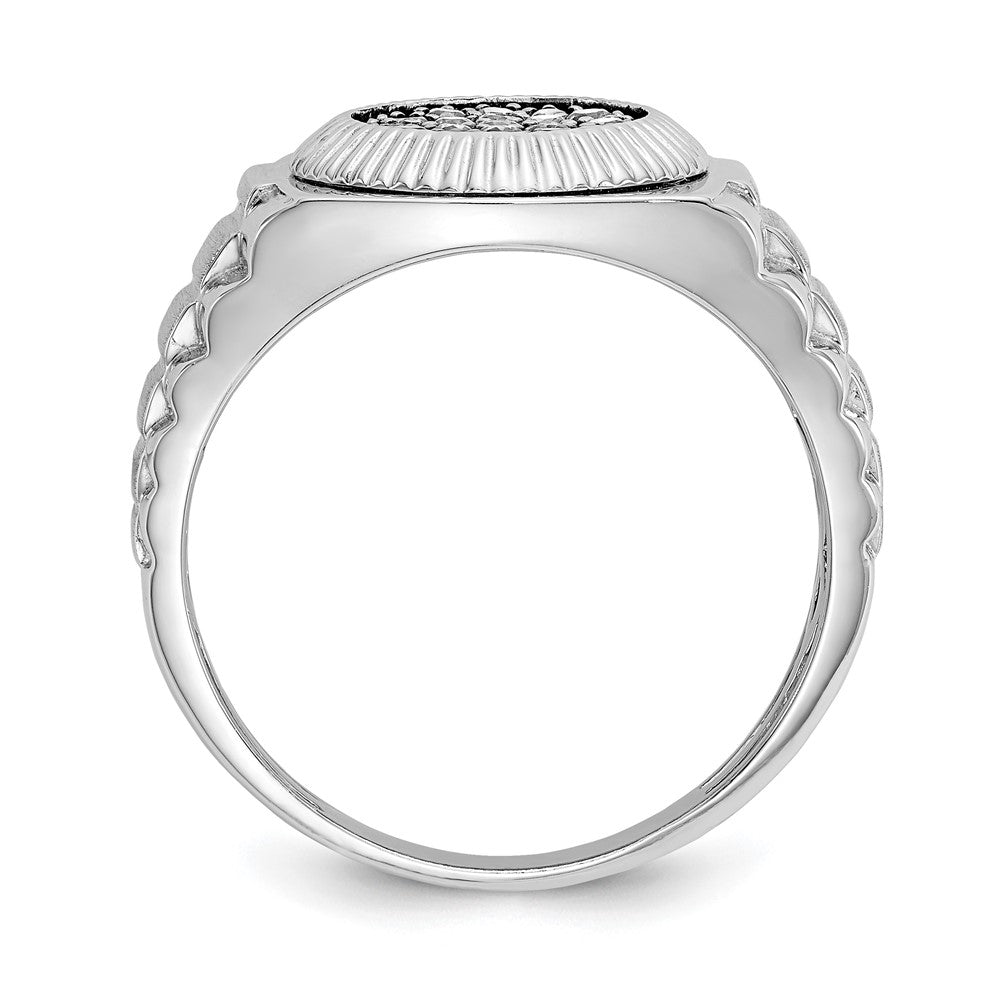 True Origin Men's Lab Grown Diamond VS+ F+ Complete Heirloom Ring