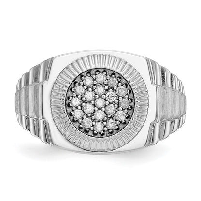 True Origin Men's Lab Grown Diamond VS+ F+ Complete Heirloom Ring