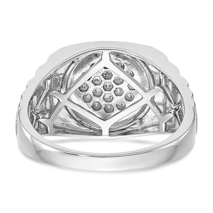 True Origin Men's Lab Grown Diamond VS+ F+ Complete Heirloom Ring