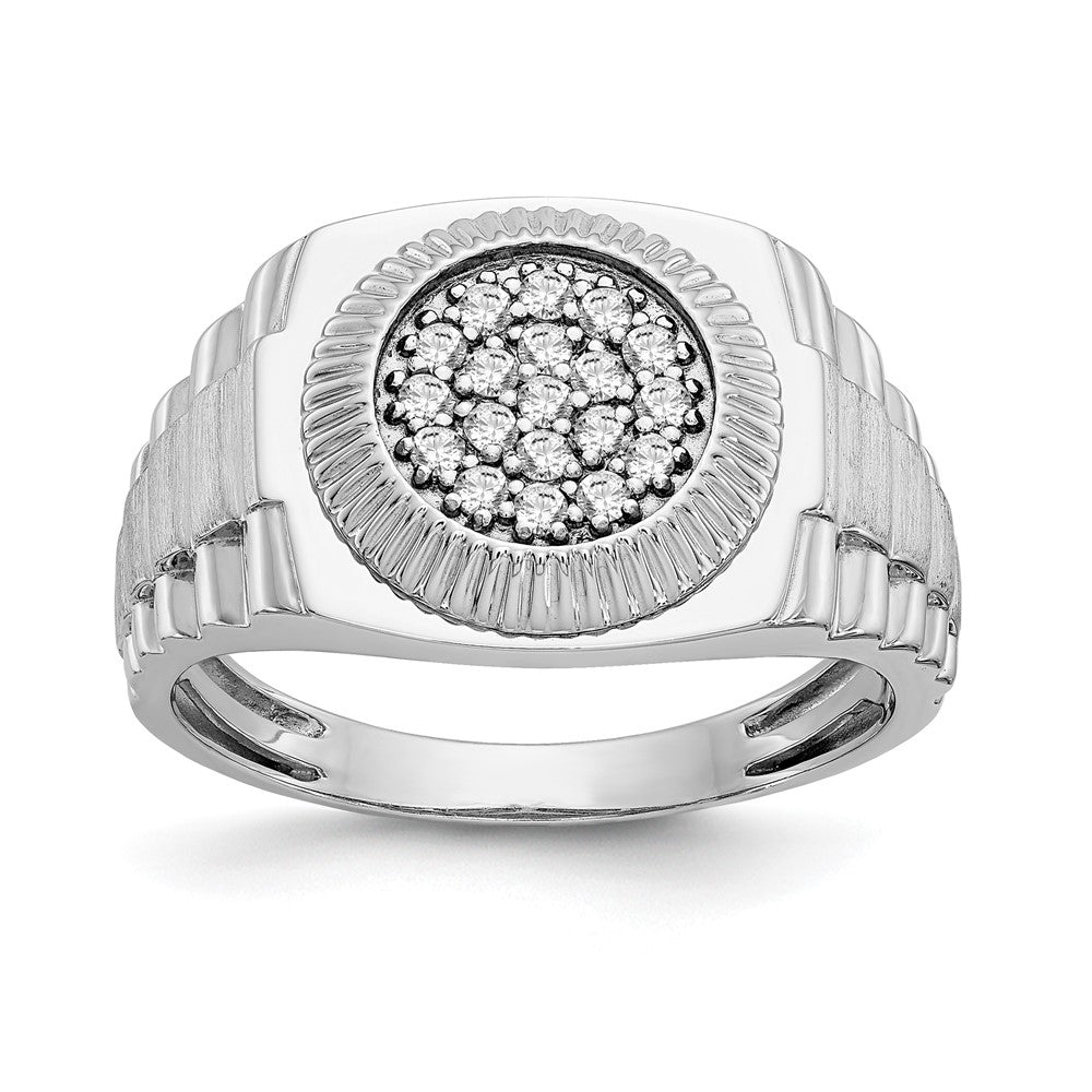 True Origin Men's Lab Grown Diamond VS+ F+ Complete Heirloom Ring