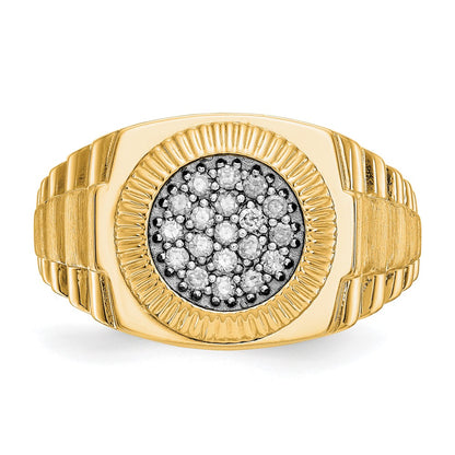 True Origin Men's Lab Grown Diamond VS+ F+ Complete Heirloom Ring