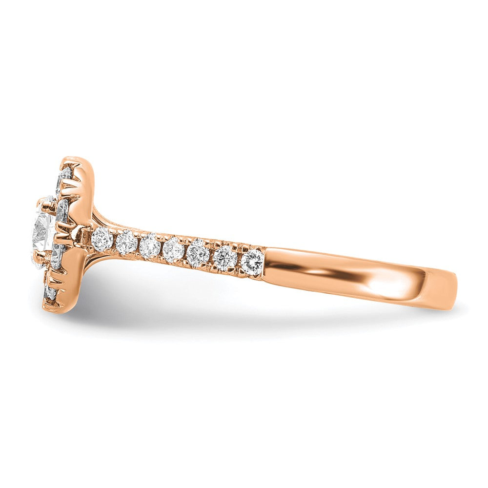 True Origin Lab Grown Diamond VS+ F+ Complete Halo Engagement Ring