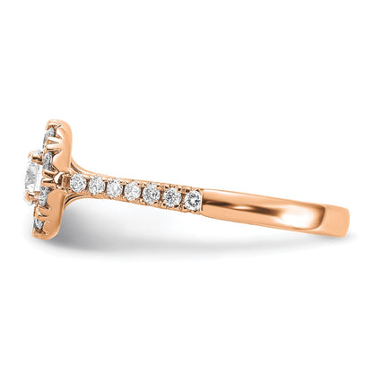 True Origin Lab Grown Diamond VS+ F+ Complete Halo Engagement Ring