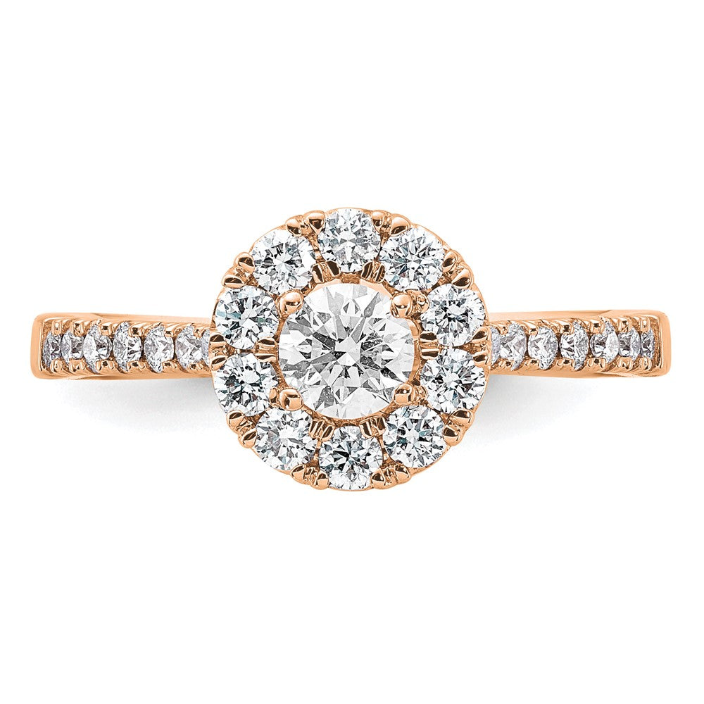 True Origin Lab Grown Diamond VS+ F+ Complete Halo Engagement Ring