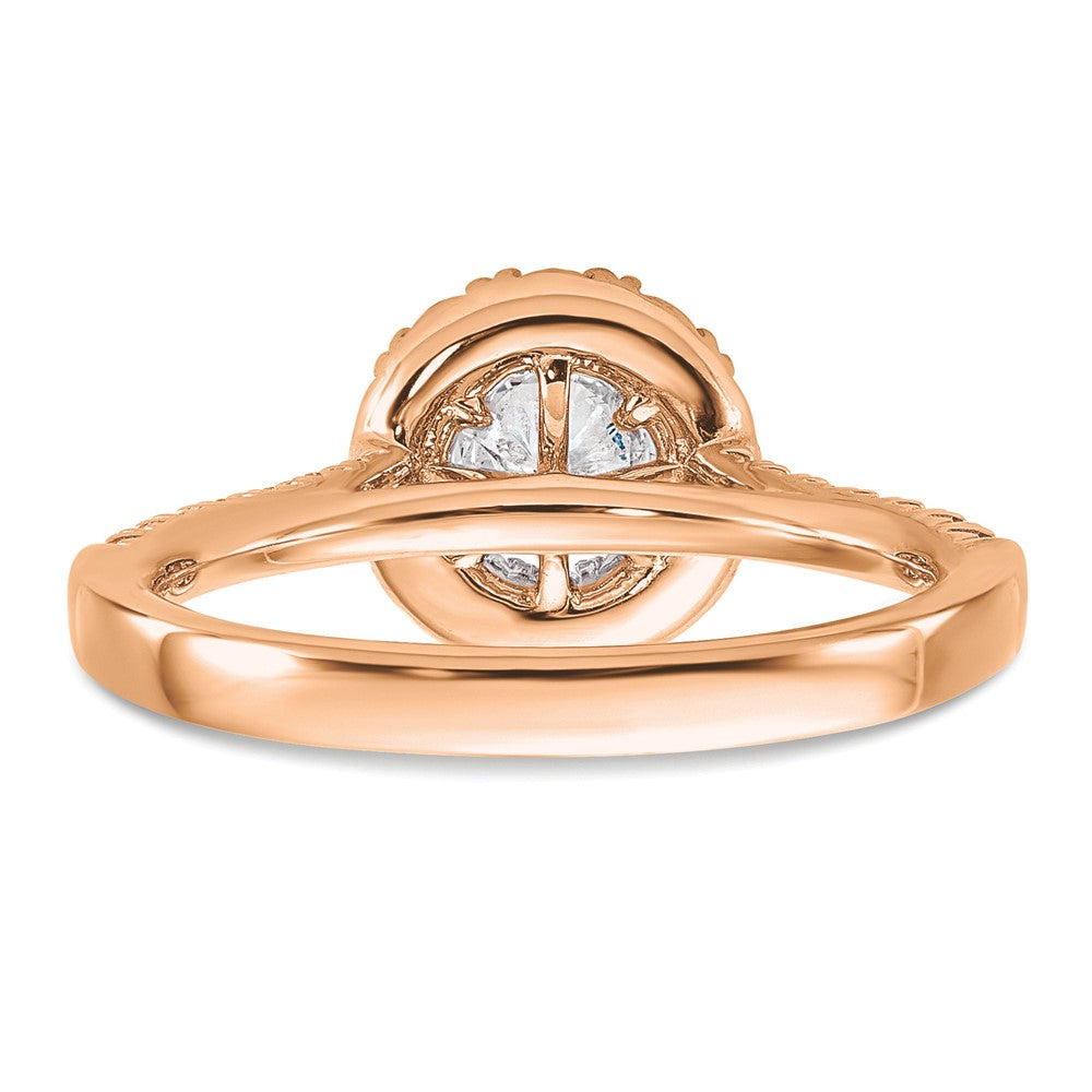 True Origin Lab Grown Diamond VS+ F+ Complete Halo Engagement Ring