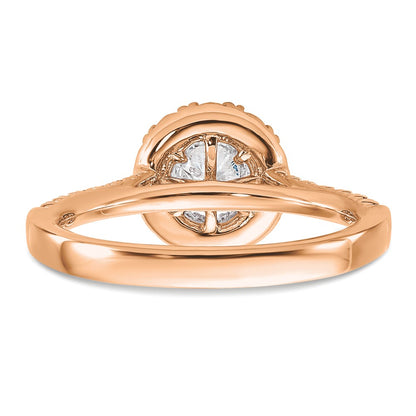 True Origin Lab Grown Diamond VS+ F+ Complete Halo Engagement Ring