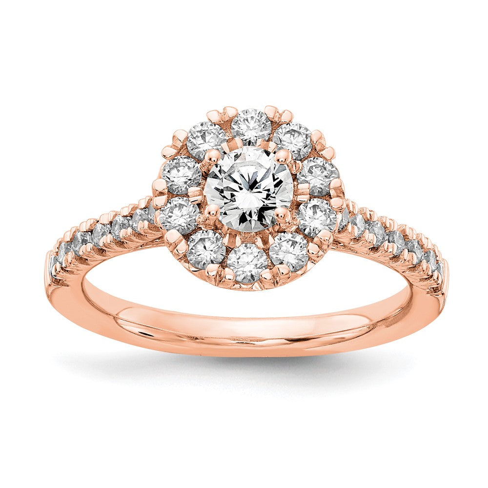 True Origin Lab Grown Diamond VS+ F+ Complete Halo Engagement Ring