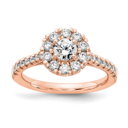 True Origin Lab Grown Diamond VS+ F+ Complete Halo Engagement Ring