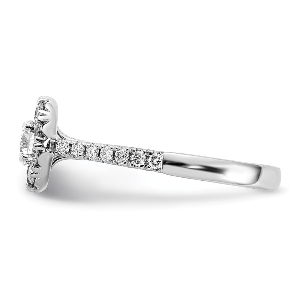 True Origin Lab Grown Diamond VS+ F+ Complete Halo Engagement Ring