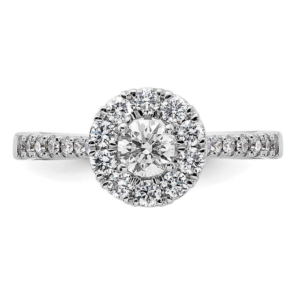 True Origin Lab Grown Diamond VS+ F+ Complete Halo Engagement Ring