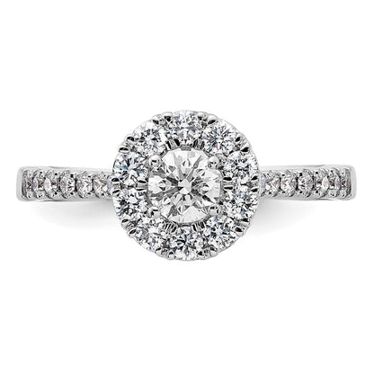 True Origin Lab Grown Diamond VS+ F+ Complete Halo Engagement Ring
