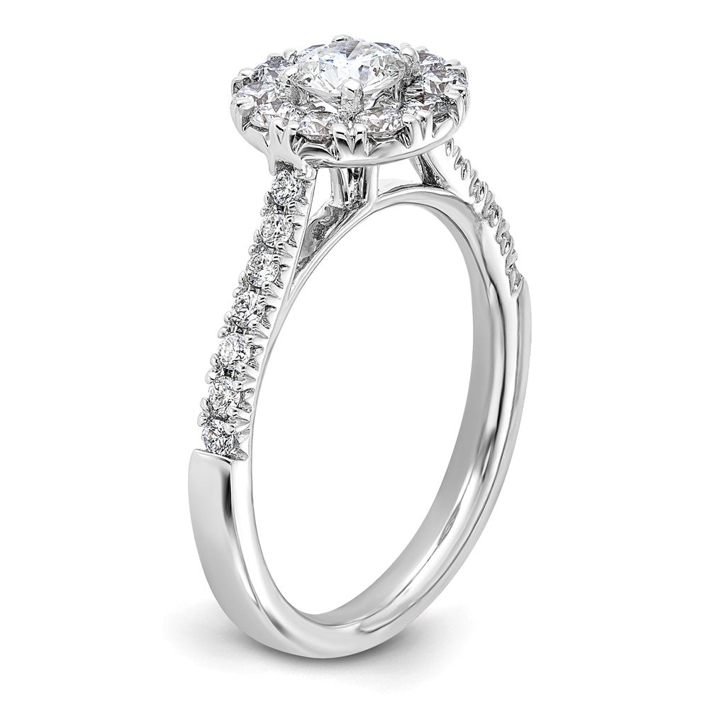 True Origin Lab Grown Diamond VS+ F+ Complete Halo Engagement Ring