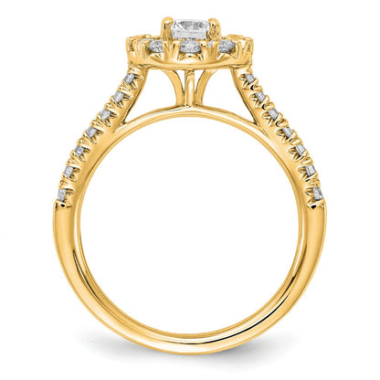 True Origin Lab Grown Diamond VS+ F+ Complete Halo Engagement Ring