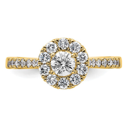 True Origin Lab Grown Diamond VS+ F+ Complete Halo Engagement Ring