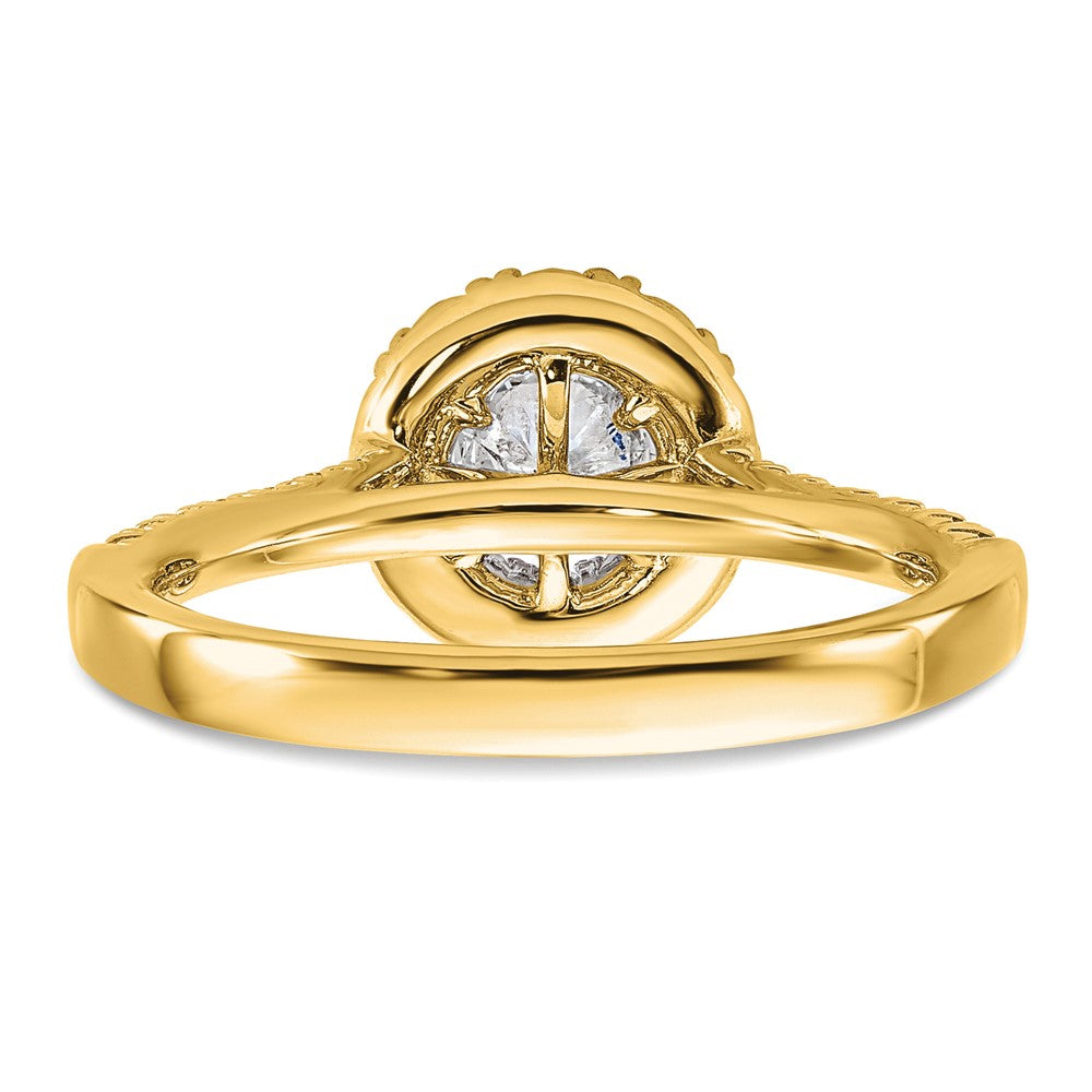 True Origin Lab Grown Diamond VS+ F+ Complete Halo Engagement Ring