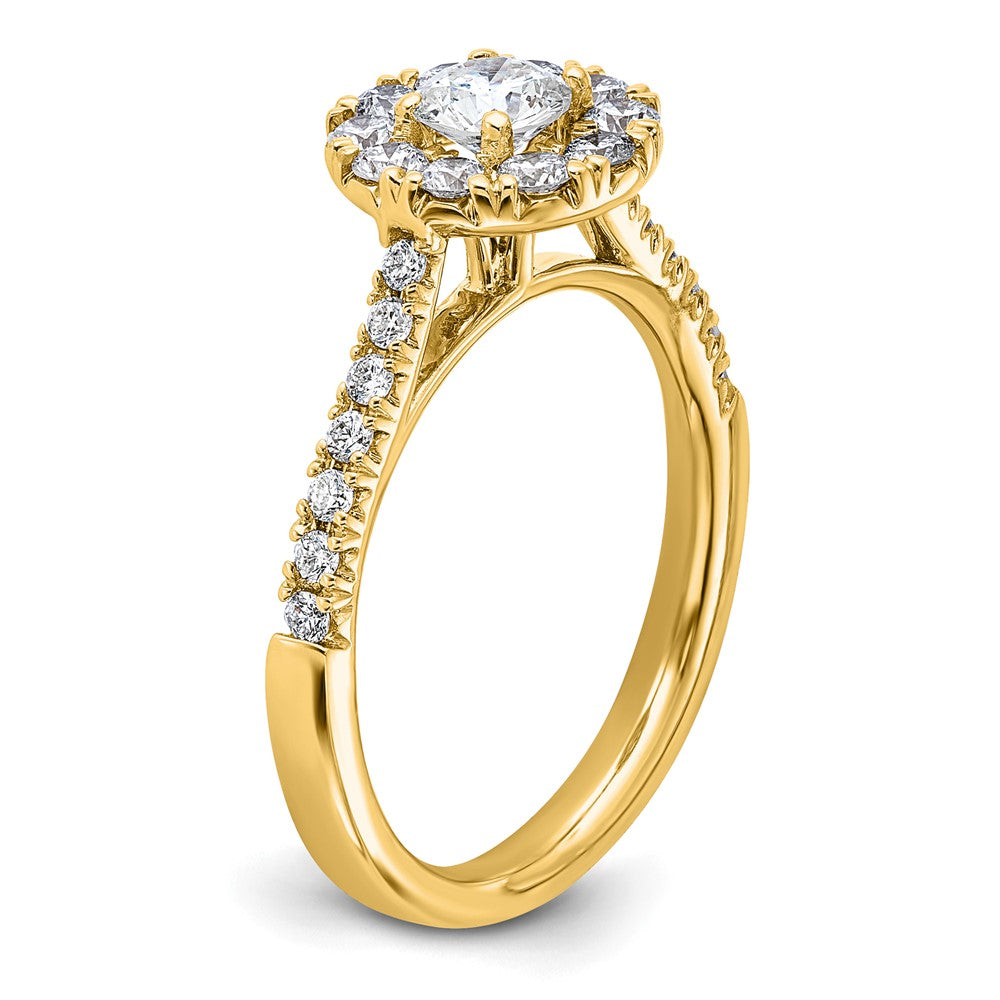True Origin Lab Grown Diamond VS+ F+ Complete Halo Engagement Ring