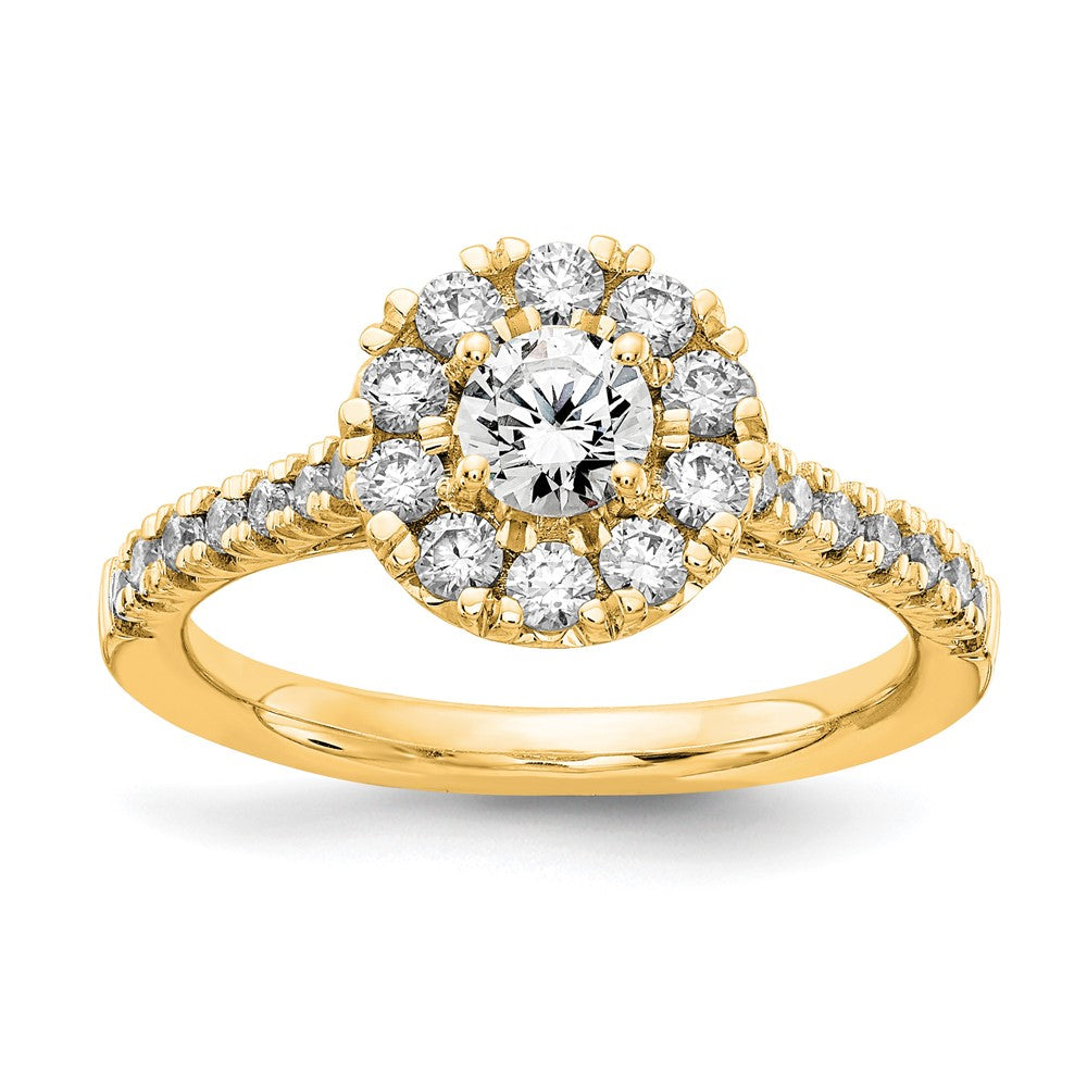 True Origin Lab Grown Diamond VS+ F+ Complete Halo Engagement Ring